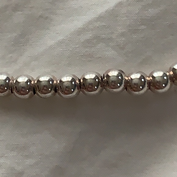 925 Choker beautiful clean elegant pearl necklace - Picture 4 of 7